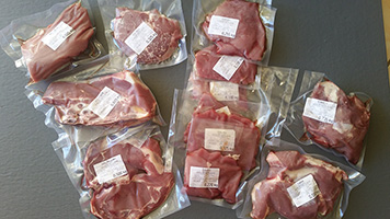 Colis de viande